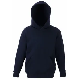 Fruit Of The Loom Fruit of the Loom Cotton Classics-16.2043 Kinder Kapuzen Sweater Gr. 128 deep navy – Produktbild 1 von 1