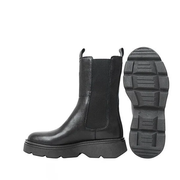 Ten Points Ten Points warm gefütterte Lederboots mit dicker Sohle, Karin, Schwarz, – Produktbild 3 von 3