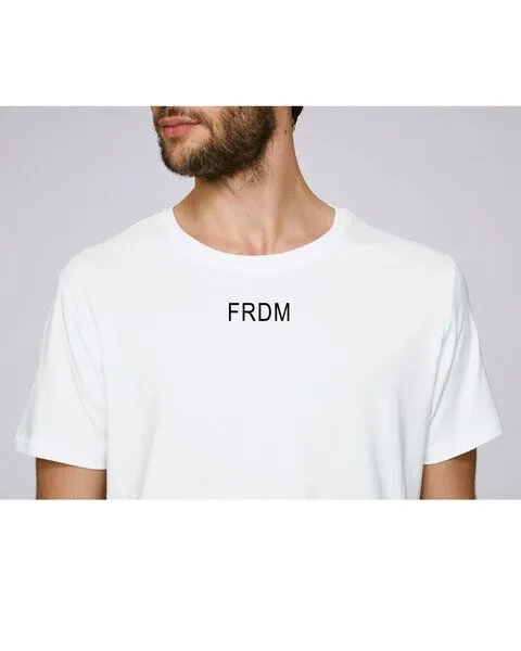 Human Family Human Family Herren Bio T-Shirt Rolls - Freedom, Weiß, – Produktbild 2 von 3
