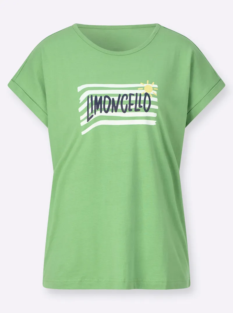Witt Rundhalsshirt apfel-ecru, Apfel-ecru, – Produktbild 1 von 2