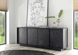 Home affaire Sideboard Carrara, grifflos – Produktbild 1 von 1