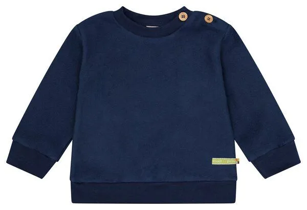 loud + proud loud + proud Babys & Kinder Fleece-Sweatshirt, GOTS-zertifiziert, Ultramarine(blau), – Produktbild 2 von 2