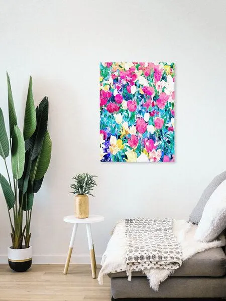 Photocircle Photocircle Poster / Leinwandbild - Meadow in Bloom – Produktbild 4 von 4