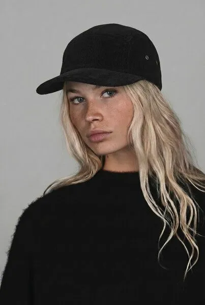 Lou-i Lou-i Cord Cap Bio-Baumwolle, Schwarz, – Produktbild 2 von 4