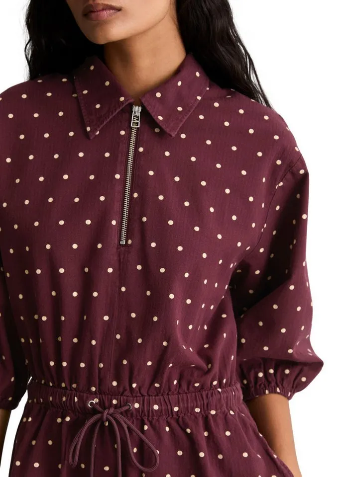 Marc O'Polo DENIM Minikleid aus reiner Bio-Baumwolle, Rot, – Produktbild 4 von 5