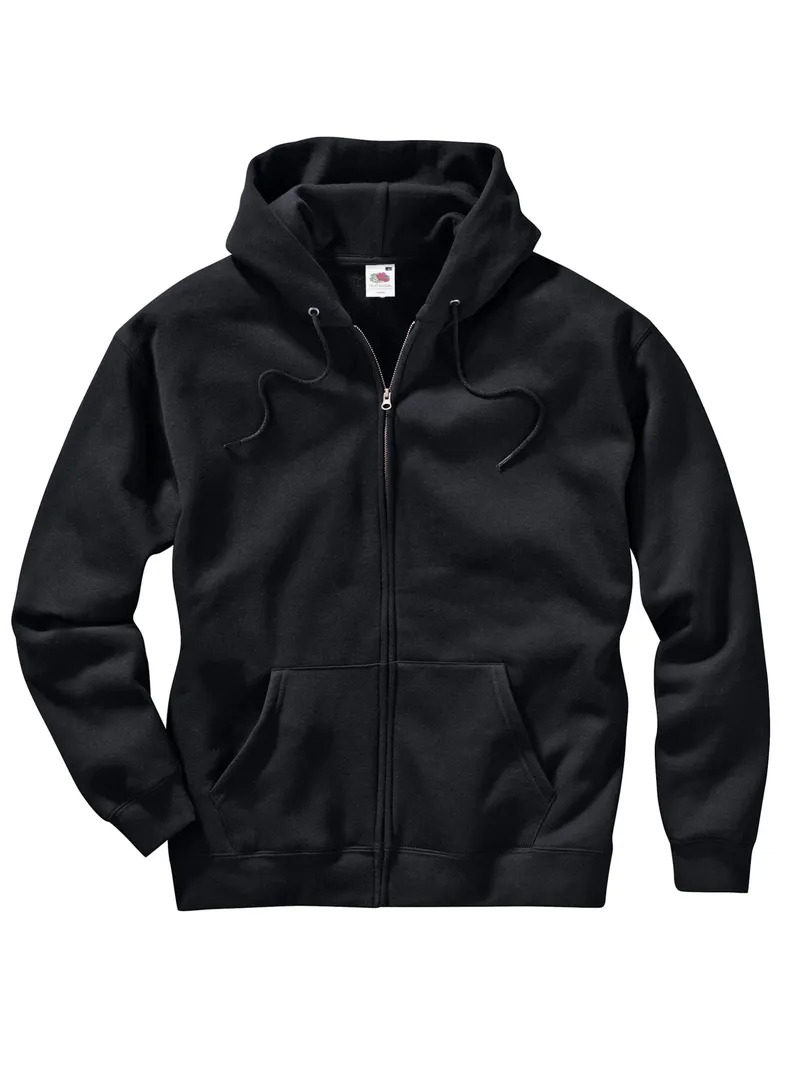 Fruit Of The Loom Longsweatshirt, Schwarz, – Produktbild 1 von 1