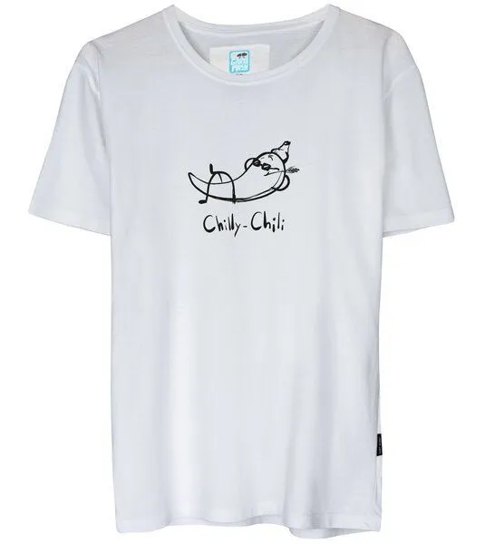 Gary Mash GARY MASH T-Shirt Chilly Chili aus Bio-Baumwolle, Weiß, – Produktbild 1 von 4