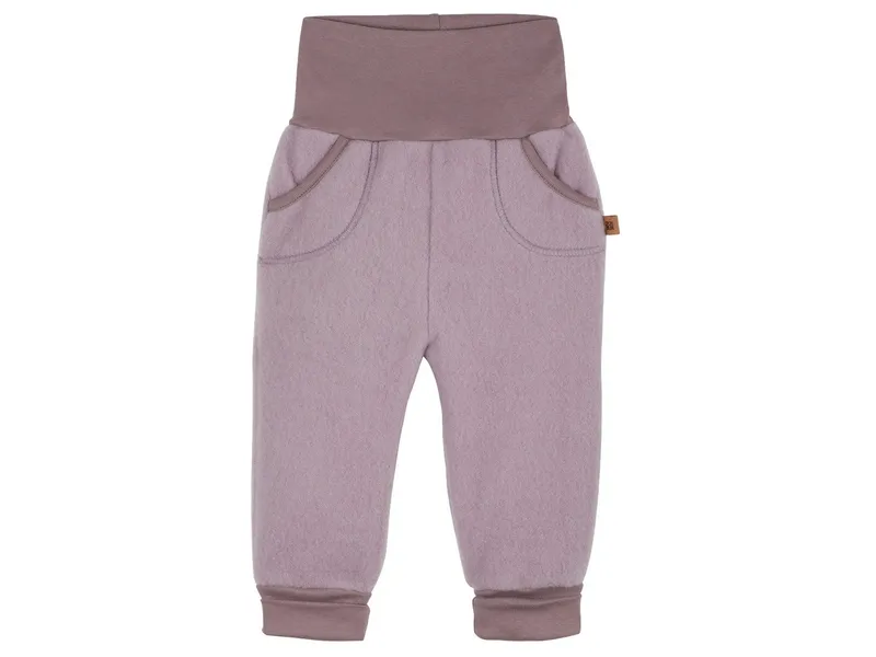 Pure pure by Bauer PURE PURE by Bauer Baby und Kinder Hose Bio-Merinowolle Fleece mauve Gr. 110, Rosa, – Produktbild 1 von 1