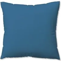 Schlafgut Schlafgut Kissenbezug Knitted Jersey - 95% Biobaumwolle, 5% Elasthan - uni, Blue mid, – Produktbild 1 von 1
