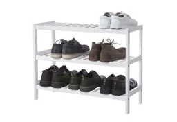 SONGMICS SONGMICS Schuhregal Schuhablage, Schuh-Organizer, für Wohnzimmer, Schlafzimmer, Badezimmer, Bambus, 3 Ebenen, Regal für Schuhe, Pflanzen, Bücher, 26 x 70 x 55 cm – Produktbild 1 von 1