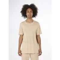 KnowledgeCotton Apparel KnowledgeCotton Apparel Herren T-Shirt "Linen Tee" - GOTS/Vegan, Chocolate malt (mittel braun), – Produktbild 1 von 1