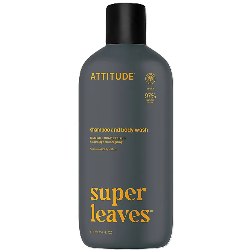 Attitude Attitude Super Leaves 2 in 1 Shampoo & Duschgel für Manner Ginseng ... – Produktbild 1 von 1