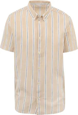 KnowledgeCotton Apparel KnowledgeCotton Apparel Hemd Streifen Beige - Größe XL – Produktbild 1 von 1