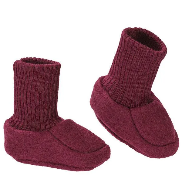 Disana disana Baby Schurwolle Walk-Schuhe kbT-Merinowolle, Cassis, – Produktbild 1 von 2
