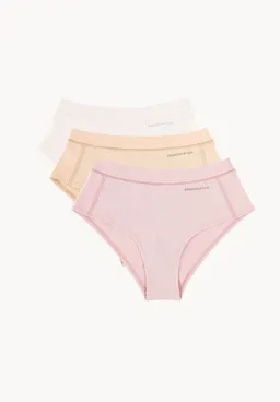 ORGANICATION ORGANICATION ESSENTIALS-KAREN-Hipster aus supersoftem TENCEL Modal-Mix im 3er-Pack – Produktbild 1 von 1