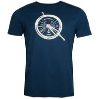 FÄDD FÄDD Herren T-Shirt Rundhals Bio-Baumwolle Lächerliche Geschwindigkeit Blau – Produktbild 1 von 1