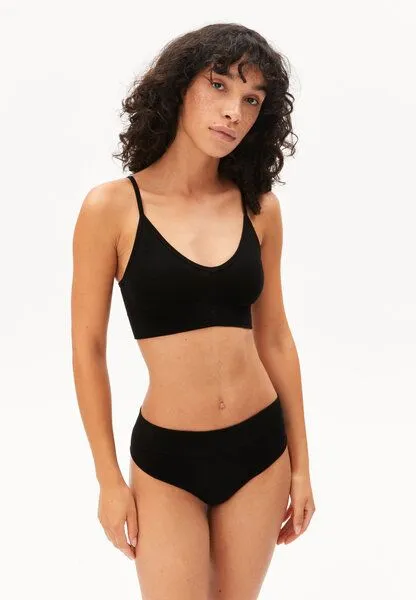ARMEDANGELS ARMEDANGELS BRALAA SEAMAALA Damen Bralette aus TENCEL Lyocell Mix, Black, – Produktbild 1 von 4