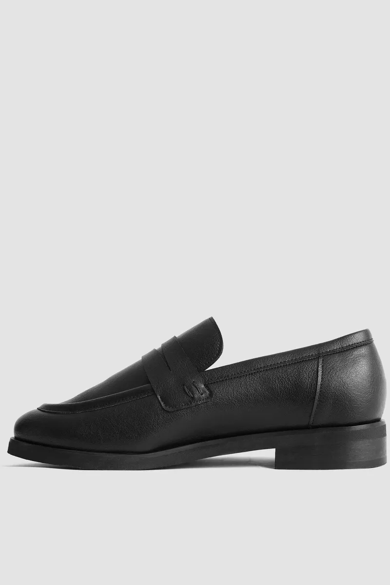 BOHEMA BOHEMA Damen vegan Loafers Dakota Klassisch Schwarz, Schwarz, – Produktbild 2 von 2