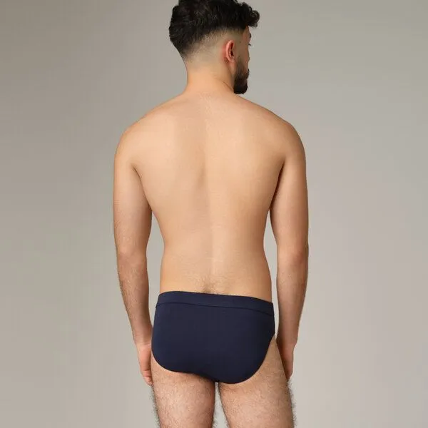 comazo|earth comazo|earth Fairtrade Basic Herren Mini-Slip | GOTS zertifziert, Marine, – Produktbild 3 von 4