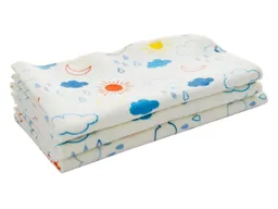 HANS NATUR Moltontücher Bio Baumwolle 3er-Set, 40 x 40 cm Sonne und Wolken – Produktbild 1 von 1