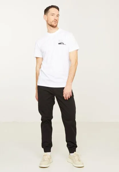 recolution Herren T-Shirt aus Bio-Baumwolle - AGAVE THX - recolution, White (weiß), – Produktbild 4 von 5