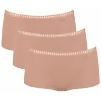 Sloggi Sloggi 3er Pack Shorts GO Crush Bio-Baumwolle, Cameo brown, – Produktbild 1 von 1