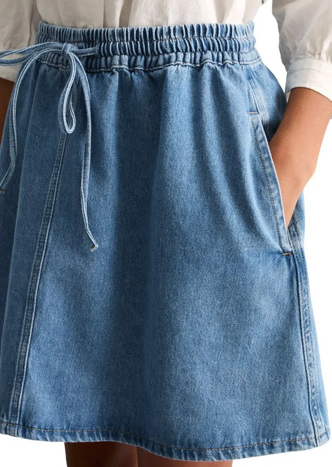 Marc O'Polo DENIM Jeansrock aus reinem Organic Cotton, Blau, – Produktbild 4 von 5