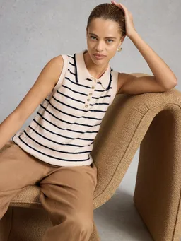 White Stuff Ärmelloses Streifentop Candice - 44 – Produktbild 1 von 1