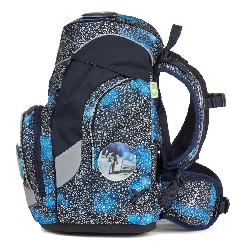 Ergobag Ergobag Schulranzen Super Reflex Glow-Edition Schoolbag Set 6-teilig (Set, 5-tlg), Blau, – Produktbild 3 von 5