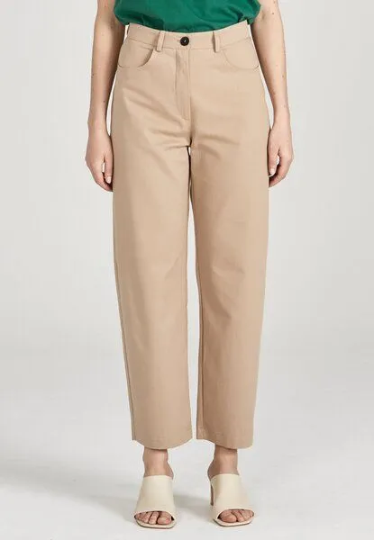 Givn Berlin Givn Berlin Damen Hose aus Bio-Baumwolle "Claire", Light brown, – Produktbild 1 von 4