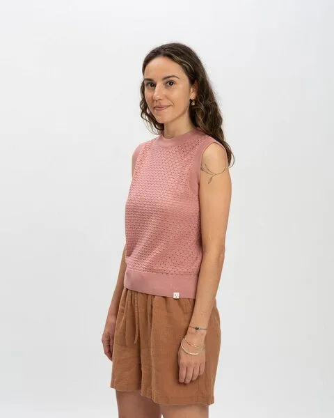 MATONA Matona Pullunder aus Baumwolle für Frauen / Cotton Knit Top, Dusk pink, – Produktbild 1 von 4
