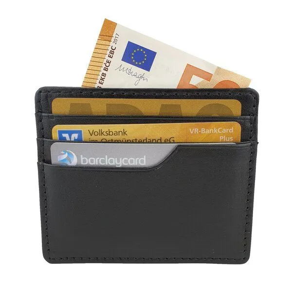 manbefair manbefair Kleines Kartenetui Tallin, Schwarz, – Produktbild 1 von 3
