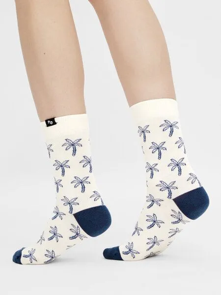 Natural Vibes Natural Vibes Palmen Socken Bio GOTS | Bunte Socken | Herren Damen Socken – Produktbild 2 von 3