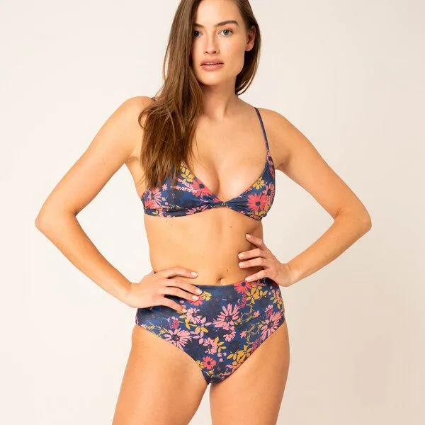 Woodlike Ocean Woodlike Ocean Emee High Waist reversible - flower/ pink, Blumen(blau-pink), – Produktbild 4 von 4