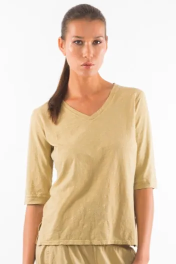 RAVENS VIEW IBIZA RAVENS VIEW IBIZA Damen vegan Top Lisa Kamelgelb, Gelb, – Produktbild 2 von 2