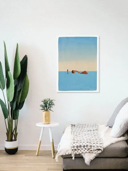 Photocircle Photocircle Wandbild / Poster / Leinwand - Floating in the Sea – Produktbild 4 von 4