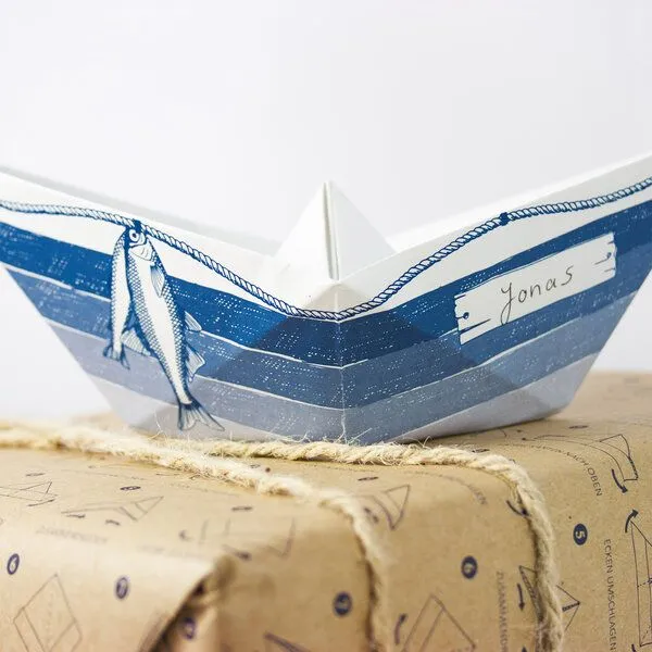 Bow & Hummingbird Bow & Hummingbird Grußboote 3er Set – Produktbild 4 von 4