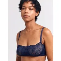 erlich textil erlich textil Fluid Lace bügelloser Bandeau Bralette mit Spitze aus recyceltem Polyamid, made in Europe – Produktbild 1 von 1