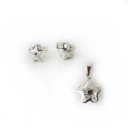 Mitienda Shop Mitienda Shop Schmuck Set 925 Silber Ohrstecker & Anhänger – Produktbild 1 von 1