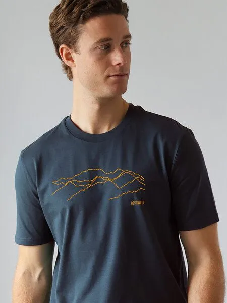 Kultgut Kultgut Artdesign - Biofair Shirt / Bergwelt, Vintagegrey, – Produktbild 1 von 3