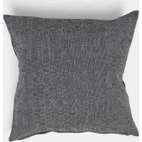Dragolina Dragolina Kissenbezug- ca. 36x36cm mit Webstoffen der Pwo Karen, Anthrazit/schwarz, – Produktbild 1 von 1