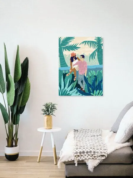 Photocircle Photocircle Poster / Leinwandbild - Tropical Romance – Produktbild 4 von 4
