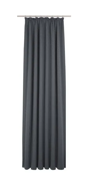 Nature by Adam Nature by Adam Vorhang aus 100% Bio-Baumwolle - Made in Germany - Uni Collection light, Dunkelblau, – Produktbild 2 von 7