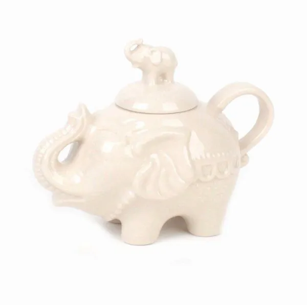 El Puente El Puente Zuckerdose "Elefant" | Fair Trade & Handmade aus Thailand, Natur, – Produktbild 1 von 1