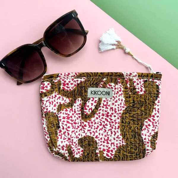 KIKOONI KIKOONI Geldbörsen | kleine Taschen | Passtasche "Mini Traveler", H.leopard, – Produktbild 1 von 4