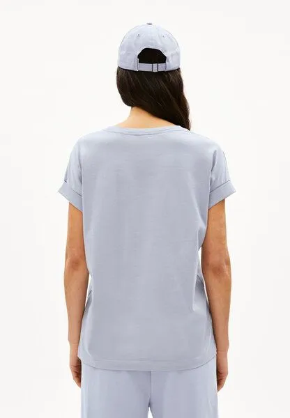 ARMEDANGELS ARMEDANGELS IDAARA Damen T-Shirt aus Bio-Baumwolle, Misty morning, – Produktbild 2 von 4