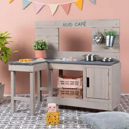 MUDDY BUDDY MUDDY BUDDY Outdoor-Spielküche Matschküche Coffee Corner Holz – Produktbild 1 von 1