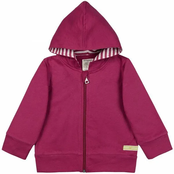 loud + proud loud + proud Kapuzenjacke, GOTS-zertifiziert, Orchid(pink), – Produktbild 1 von 2