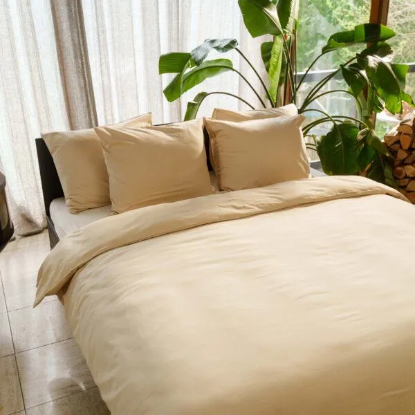 Kayori Kayori Rui Bettwäsche - Peached Twill, Naturell, – Produktbild 1 von 3