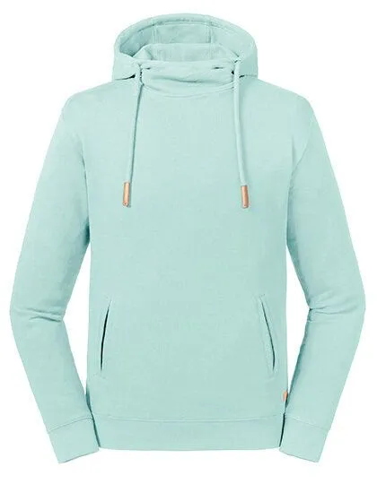 Russel Pure Organic Russel Pure Organic Herren Langarm Hoodie Bio Baumwolle, Aqua, – Produktbild 2 von 4